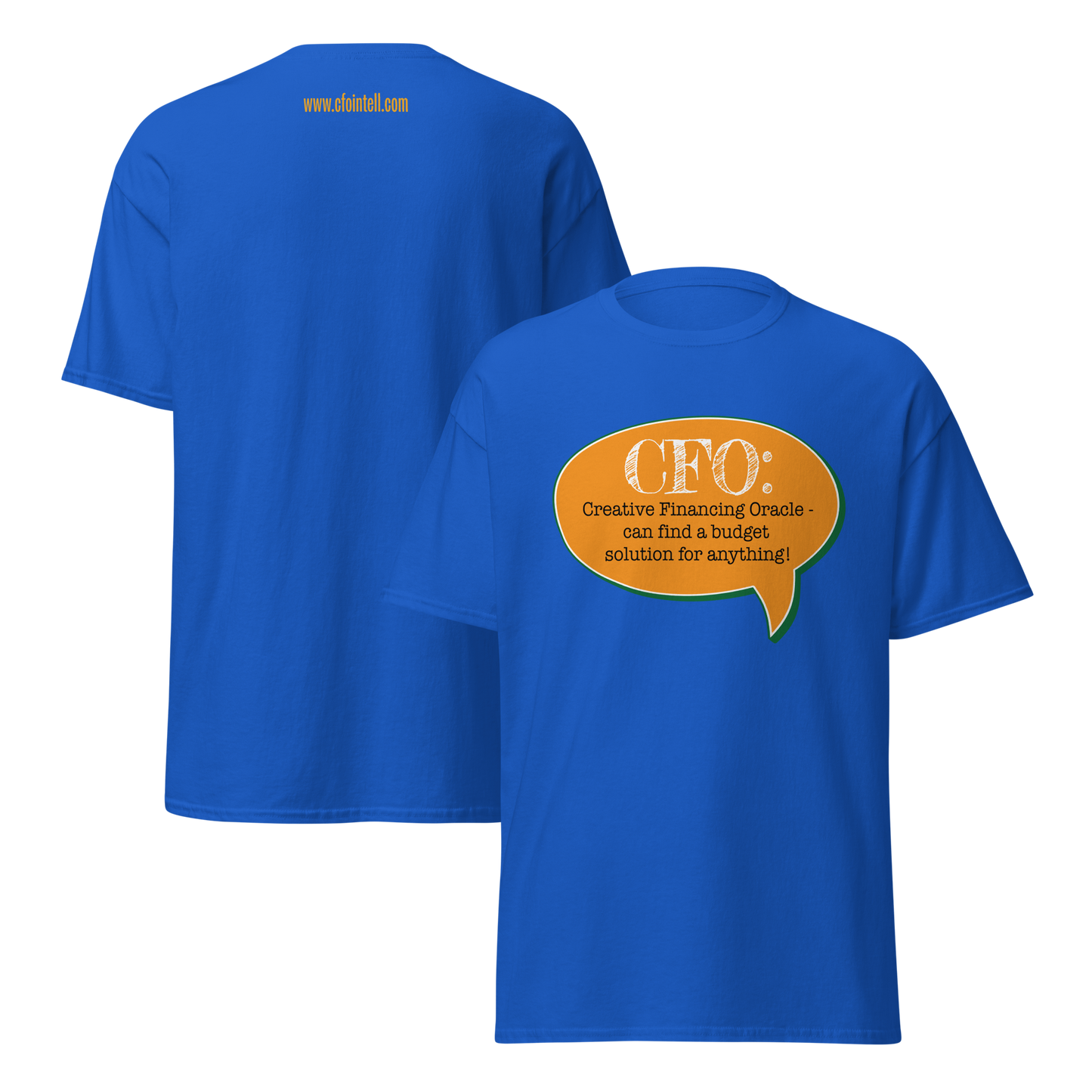 CFO: Creative Financing Oracle – can find a budget solution for everything!