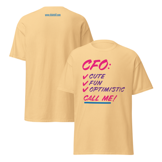 CFO: Cute, Fun, Optimistic, Call Me!